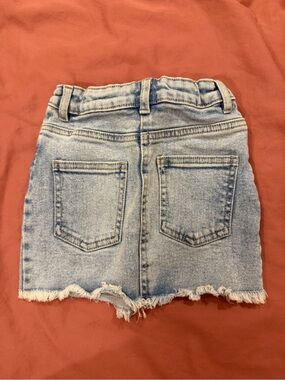Zara Light Blue Denim Mini Skirt